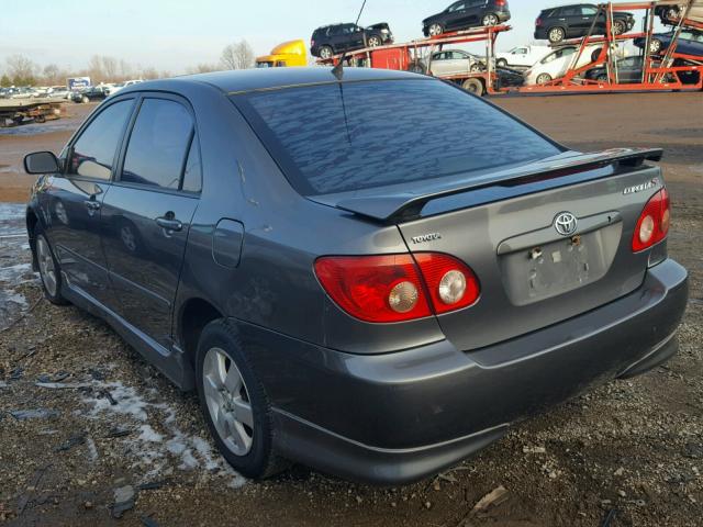 1NXBR30EX8Z020560 - 2008 TOYOTA COROLLA CE CHARCOAL photo 3