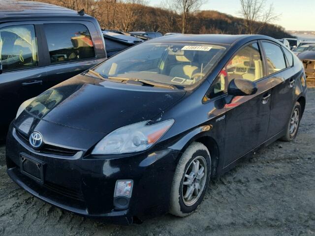 JTDKN3DU0A0020520 - 2010 TOYOTA PRIUS BLACK photo 2