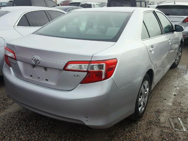 4T1BF1FK2DU647984 - 2013 TOYOTA CAMRY L SILVER photo 4