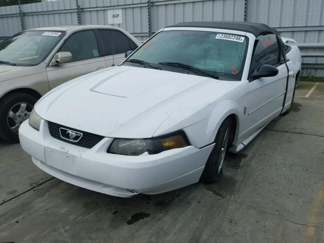 1FAFP44463F414899 - 2003 FORD MUSTANG WHITE photo 2