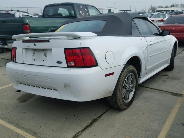 1FAFP44463F414899 - 2003 FORD MUSTANG WHITE photo 4