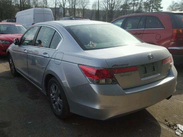 1HGCP2F65CA004710 - 2012 HONDA ACCORD SE SILVER photo 3