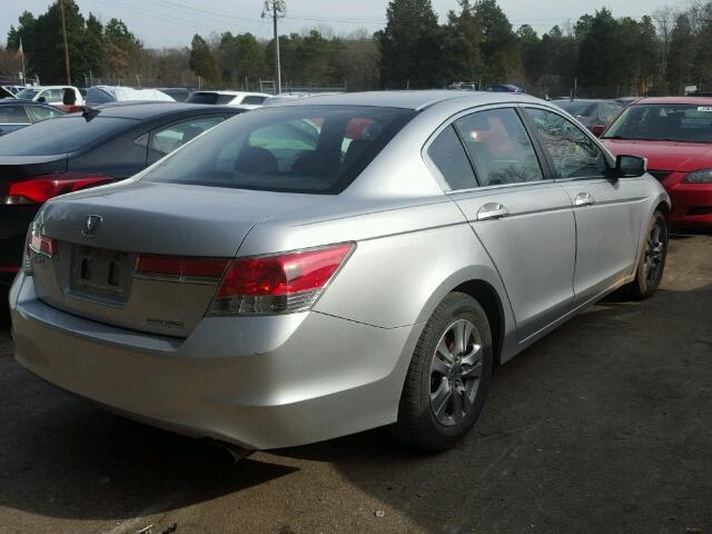 1HGCP2F65CA004710 - 2012 HONDA ACCORD SE SILVER photo 4