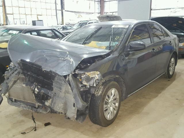 4T1BF1FK1CU073683 - 2012 TOYOTA CAMRY BASE GRAY photo 2