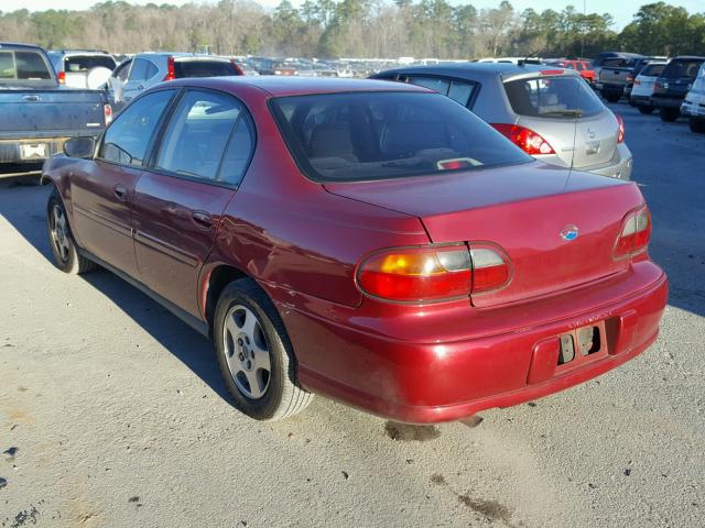 1G1ND52FX4M547714 - 2004 CHEVROLET CLASSIC RED photo 3