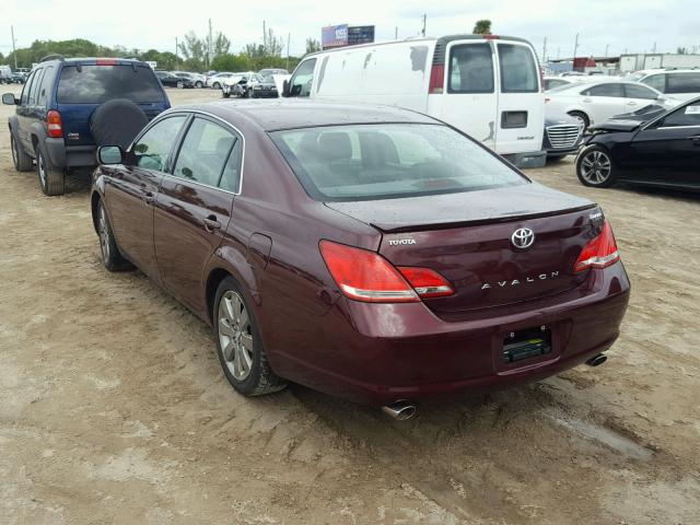 4T1BK36B66U080155 - 2006 TOYOTA AVALON XL BURGUNDY photo 3