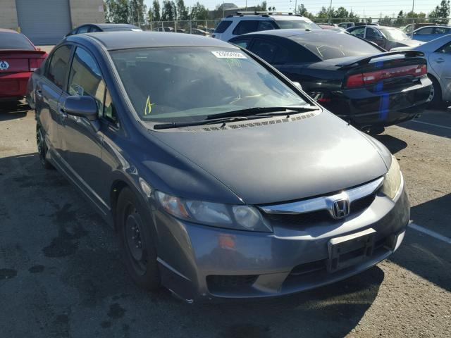 2HGFA1F55BH305932 - 2011 HONDA CIVIC LX CHARCOAL photo 1