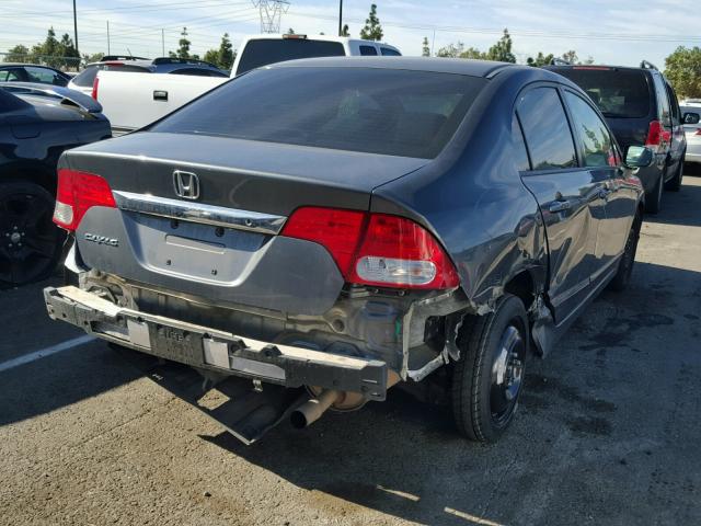 2HGFA1F55BH305932 - 2011 HONDA CIVIC LX CHARCOAL photo 4