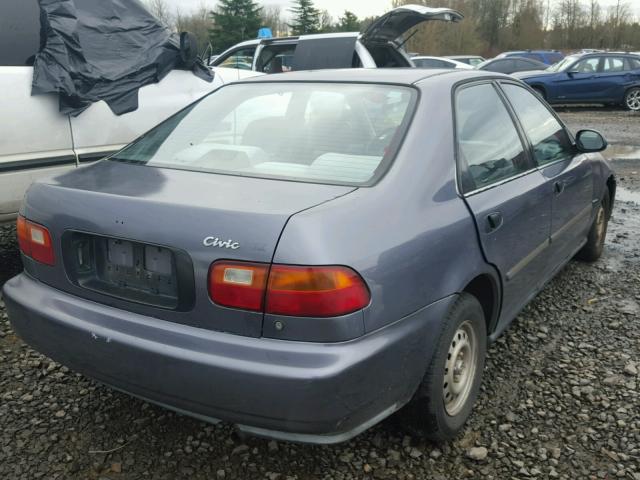 JHMEG8549SS028705 - 1995 HONDA CIVIC DX GRAY photo 4