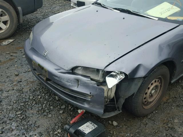 JHMEG8549SS028705 - 1995 HONDA CIVIC DX GRAY photo 9