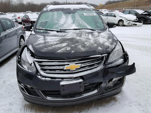 1GNKRHKD0GJ280169 - 2016 CHEVROLET TRAVERSE L BLACK photo 9