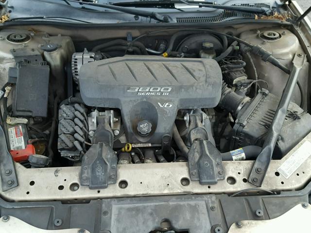 2G2WP522441335357 - 2004 PONTIAC GRAND PRIX ოქროსფერი ფოტო 7