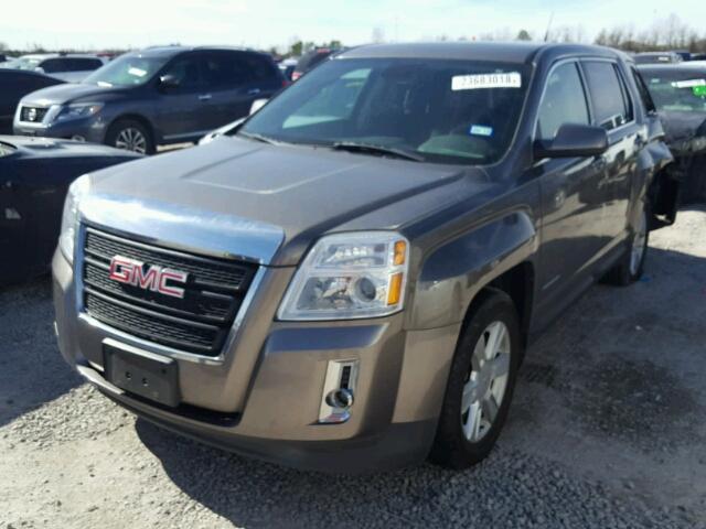 2GKALMEK6C6349600 - 2012 GMC TERRAIN SL GRAY photo 2