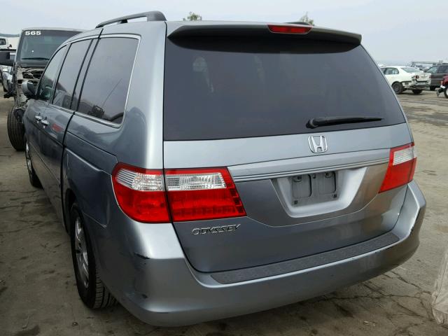 5FNRL38426B030604 - 2006 HONDA ODYSSEY EX SILVER photo 3