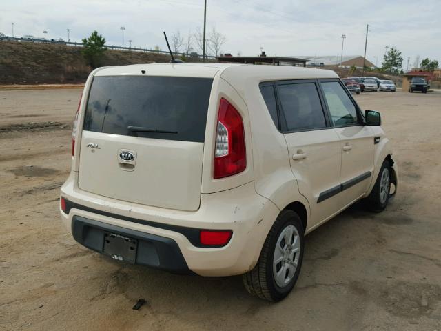 KNDJT2A56C7478968 - 2012 KIA SOUL CREAM photo 4