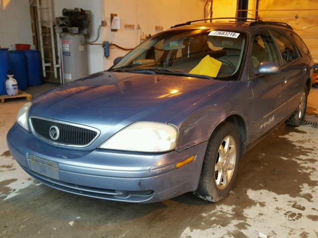 1MEFM58UX1G611776 - 2001 MERCURY SABLE GS BLUE photo 2