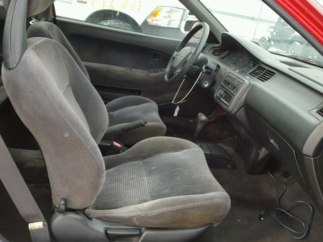 1HGEJ1225SL046787 - 1995 HONDA CIVIC EX წითელი ფოტო 5