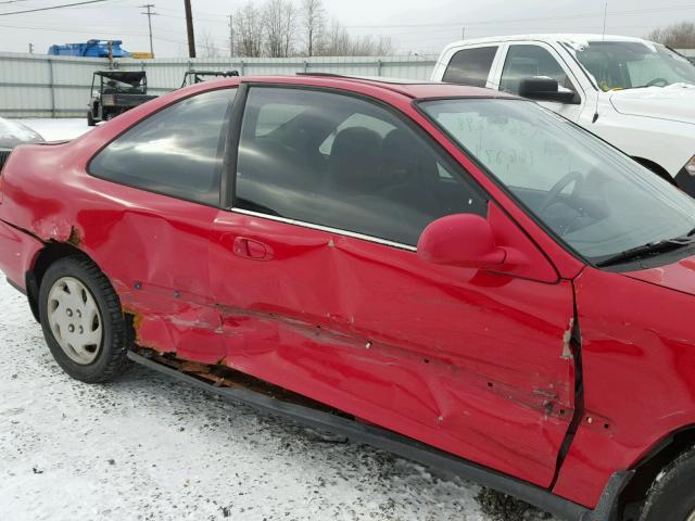 1HGEJ1225SL046787 - 1995 HONDA CIVIC EX RED photo 9