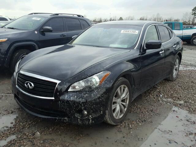 JN1BY1AP3DM511903 - 2013 INFINITI M37 BLACK photo 2