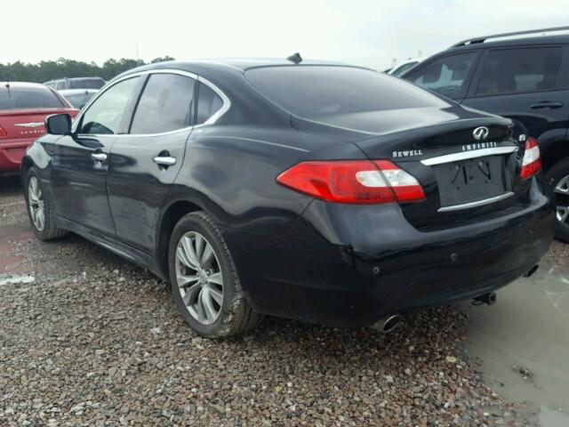 JN1BY1AP3DM511903 - 2013 INFINITI M37 BLACK photo 3