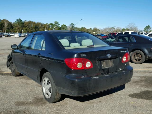 2T1BR32E96C631756 - 2006 TOYOTA COROLLA CE BLACK photo 3