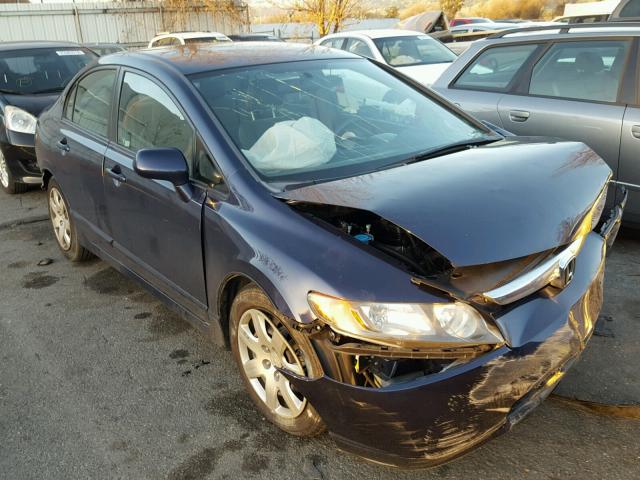 1HGFA16597L104657 - 2007 HONDA CIVIC LX BLUE photo 1