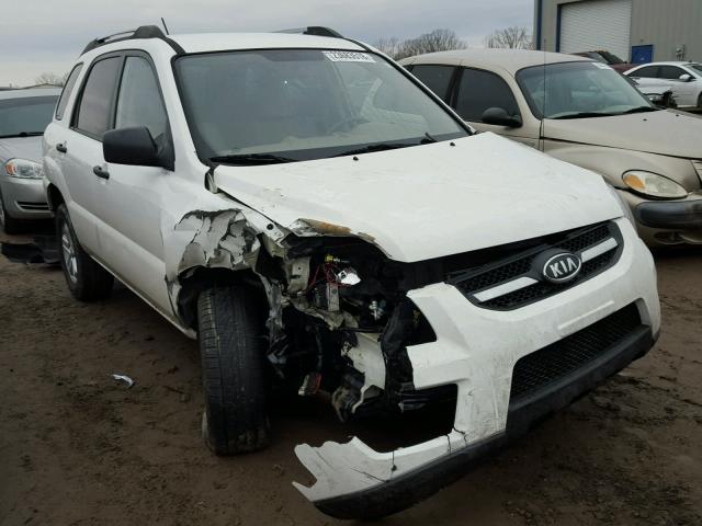 KNDJF723497627114 - 2009 KIA SPORTAGE L WHITE photo 1