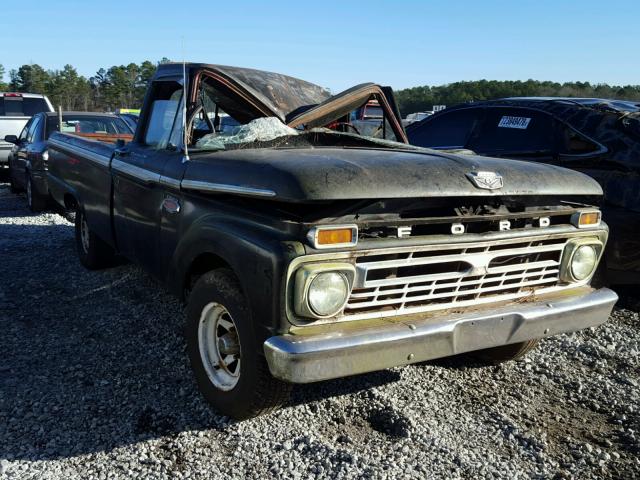 P10YC900462 - 1966 FORD F-100 BLACK photo 1