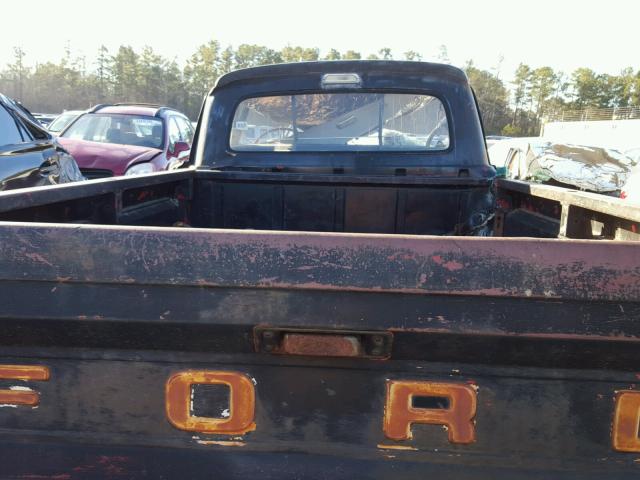 P10YC900462 - 1966 FORD F-100 BLACK photo 6