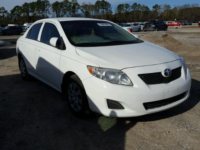 1NXBU4EE5A2184222 - 2010 TOYOTA COROLLA BA WHITE photo 1