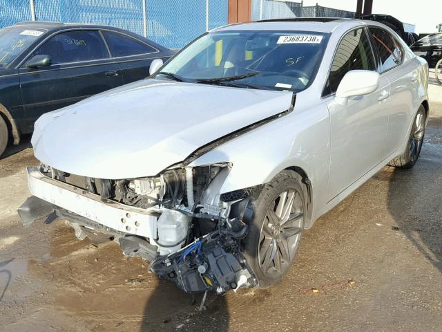 JTHBK262875044413 - 2007 LEXUS IS 250 SILVER photo 2