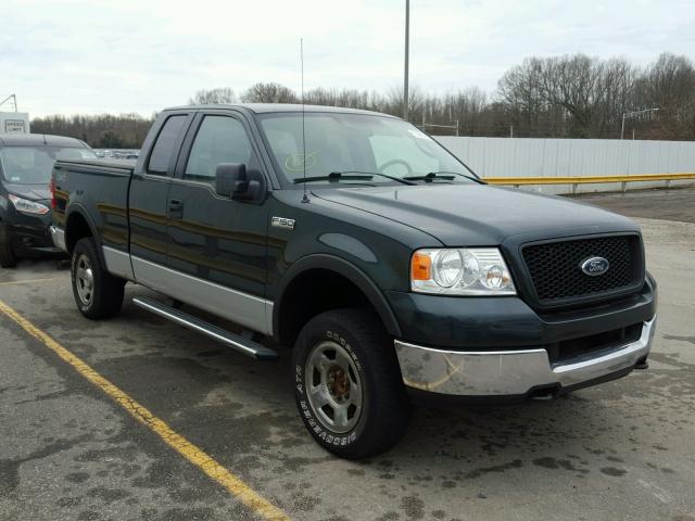 1FTPX14585NB67688 - 2005 FORD F150 GREEN photo 1