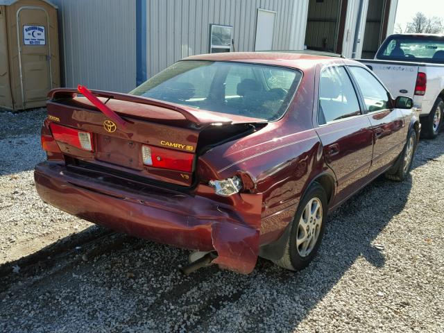 4T1BF22K1YU093709 - 2000 TOYOTA CAMRY LE BURGUNDY photo 4