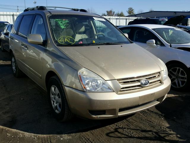 KNDMB133686239388 - 2008 KIA SEDONA GOLD photo 1