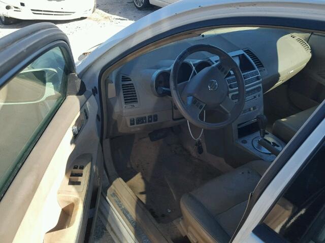 1N4BA41E65C839735 - 2005 NISSAN MAXIMA SE WHITE photo 9