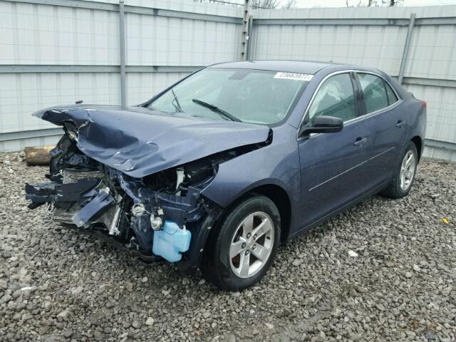 1G11B5SLXEF185562 - 2014 CHEVROLET MALIBU LS BLUE photo 2