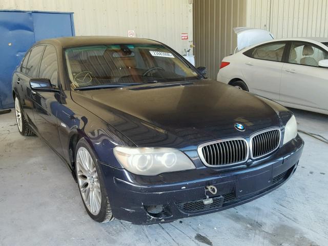 WBAHN835X7DT70348 - 2007 BMW 750 BLACK photo 1