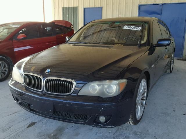 WBAHN835X7DT70348 - 2007 BMW 750 BLACK photo 2