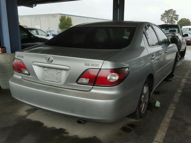 JTHBF30G436009211 - 2003 LEXUS ES 300 SILVER photo 4