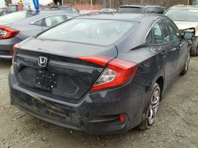 19XFC2F51HE025072 - 2017 HONDA CIVIC LX BLACK photo 4