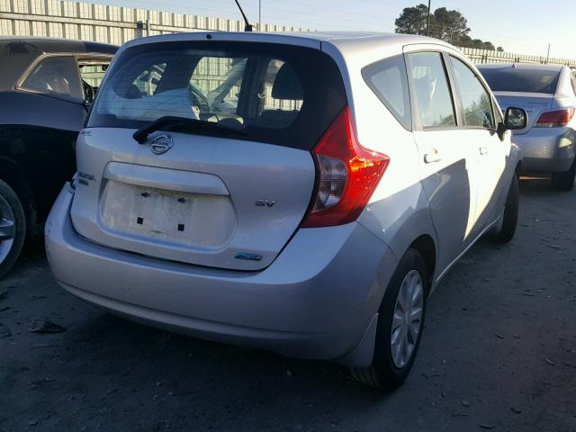 3N1CE2CP1EL364010 - 2014 NISSAN VERSA NOTE SILVER photo 4