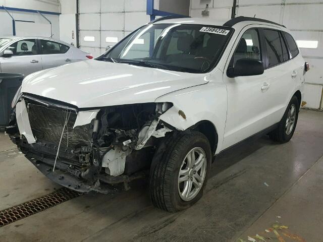 5NMSGDABXAH343136 - 2010 HYUNDAI SANTA FE G WHITE photo 2