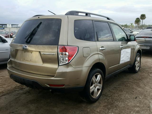 JF2SH63639H721871 - 2009 SUBARU FORESTER 2 GOLD photo 4