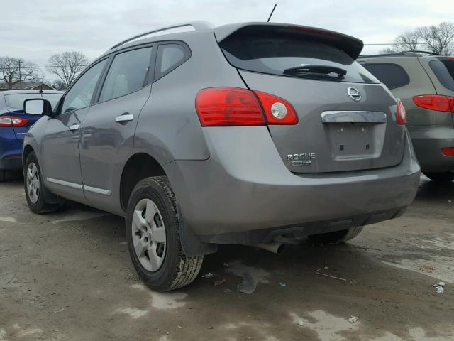 JN8AS5MT6EW601146 - 2014 NISSAN ROGUE SELE GRAY photo 3