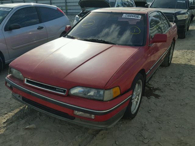 JH4KA3251LC003619 - 1990 ACURA LEGEND L RED photo 2