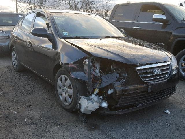 KMHDU46D58U505832 - 2008 HYUNDAI ELANTRA GL BLACK photo 1