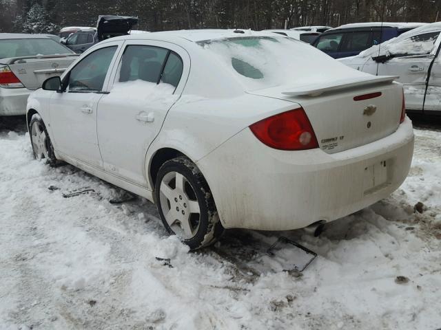 1G1AT58H197146200 - 2009 CHEVROLET COBALT LT WHITE photo 3