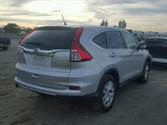 3CZRM3H58FG700022 - 2015 HONDA CR-V EX SILVER photo 4