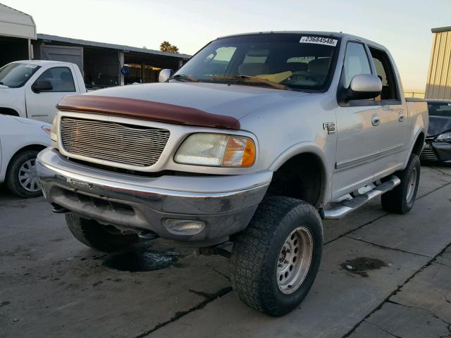 1FTRW08L93KC51905 - 2003 FORD F150 SUPER SILVER photo 2