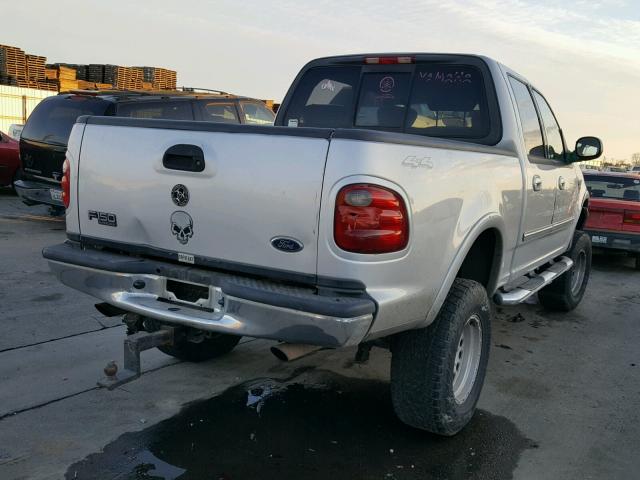 1FTRW08L93KC51905 - 2003 FORD F150 SUPER SILVER photo 4